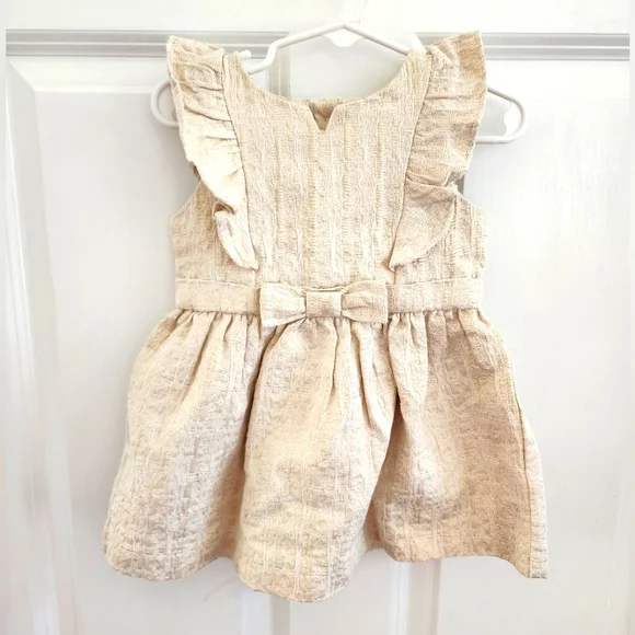 oshkosh gold dress Oshkosh Floral Dress Yellow sz 2T main image 0